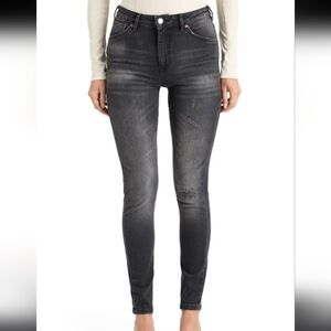 SCOTCH & SODA | Women's Black Wash Haut High Rise Skinny Fitted Jeans